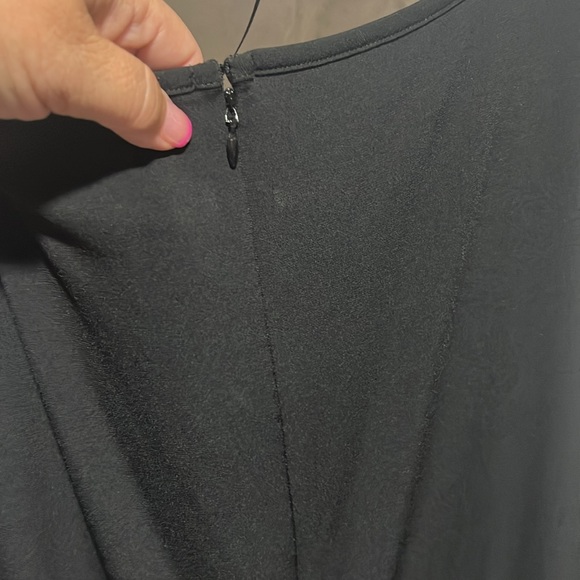 Michael Kors Black Dress, Zip Back, Silver Front Buckle Size 3X Brand New - Picture 6 of 7
